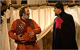 Veselé paničky windsorské, Bolek Polívka (Falstaff), Jaromír Dulava (Brouzdal), foto: Viktor Kronbauer, zdroj: © AGENTURA SCHOK