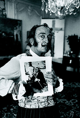 Salvador Dalí, Paris / Salvador Dalí, Paříž  1969, foto: Václav Chochola, Maximální fotografie 2008