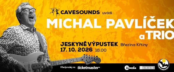 Koncert Michal Pavlíček, jeskyně Výpustek - projekt Cavesound
