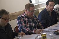 Milan Šteindler, Václav Kopta a Vilém Udatný, První čtená, Večer tříkrálový, zdroj: © AGENTURA SCHOK, foto: Viktor Kronbauer