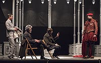 Vladimír Polívka, Ladislav Hampl, Jaroslav Plesl a Pavel Šimčík, Hamlet	, zdroj: © AGENTURA SCHOK, foto: Viktor Kronbauer
