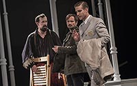 Pavel Šimčík, Jaroslav Plesl a Vladimír Polívka, Hamlet	, zdroj: © AGENTURA SCHOK, foto: Viktor Kronbauer