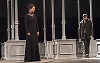 Lenka Vlasáková a Jaroslav Plesl, Hamlet	, zdroj: © AGENTURA SCHOK, foto: Viktor Kronbauer