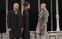 Hynek Čermák, Lenka Vlasáková a Ladislav Hampl, Hamlet	, zdroj: © AGENTURA SCHOK, foto: Viktor Kronbauer