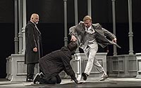 Hynek Čermák, Jaroslav Plesl a Ladislav Hampl, Hamlet	, zdroj: © AGENTURA SCHOK, foto: Viktor Kronbauer