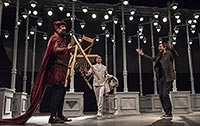 Pavel Šimčík, Vladimír Polívka a Jaroslav Plesl, Hamlet	, zdroj: © AGENTURA SCHOK, foto: Viktor Kronbauer