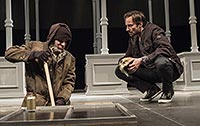 Vladimír Polívka a Jaroslav Plesl, Hamlet	, zdroj: © AGENTURA SCHOK, foto: Viktor Kronbauer