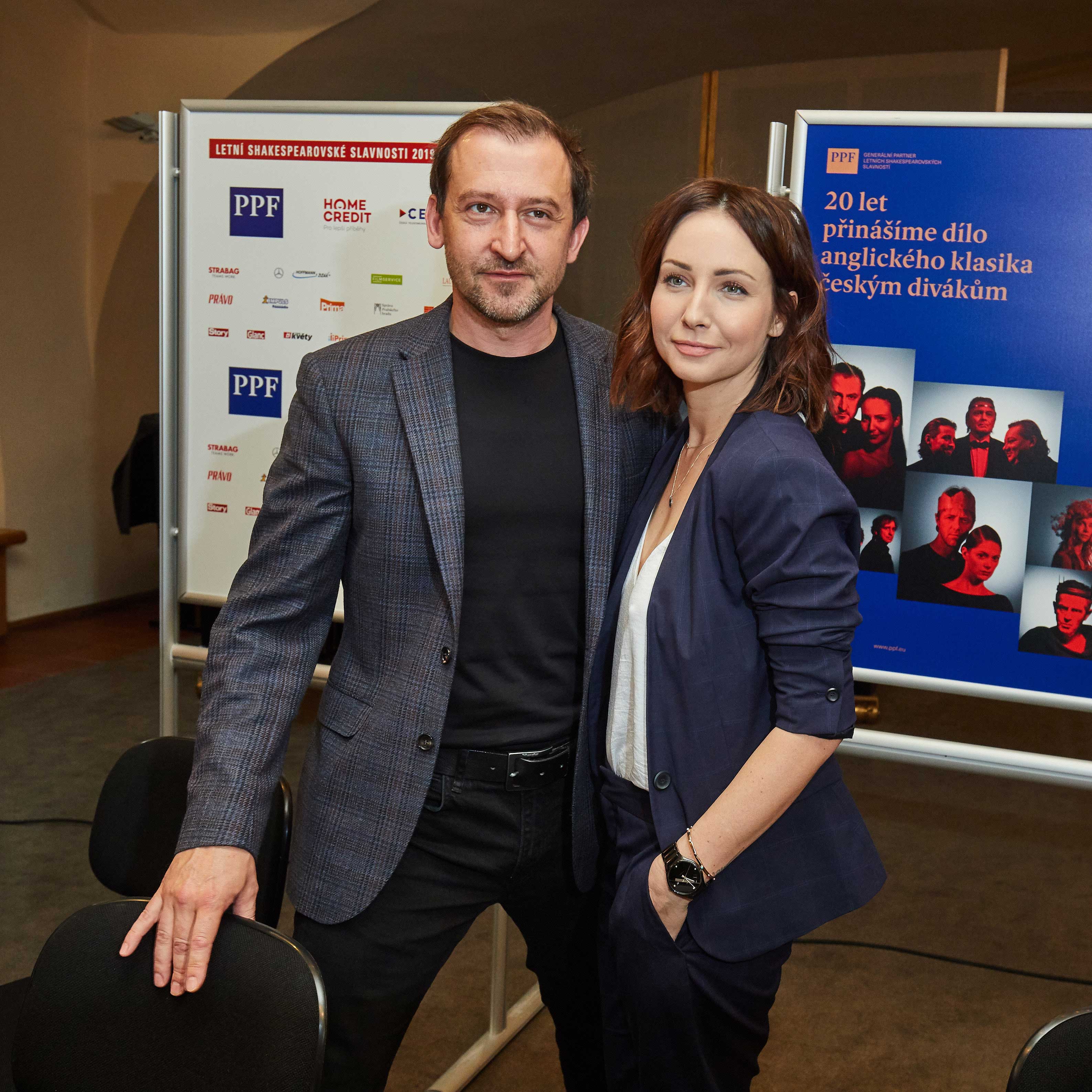 Martin Hofmann a Veronika Arichteva, Tisková konference LSS 2019, zdroj: © AGENTURA SCHOK, foto: Tomáš Martínek