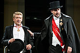 Richard Stanke (Angelo), Martin Trnavský (Vincentio) - Oko za oko - niečo za niečo, foto: Peter Frollo, zdroj: © Agentúra JAY Production