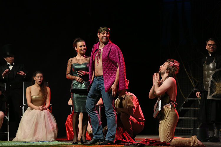 Vladimír Čapka (Boyet), Andrea Mohylová (Marie), Kateřina Janečková (Princezna francouzská), Michal Kavalčík (Kotrba), Michal Sedláček (Smítko), Zbigniew Kalina (Nathan), Marná lásky snaha