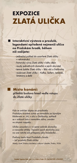 Expozice Zlatá ulička | The Golden Lane Exposition | Pražský hrad | výstava